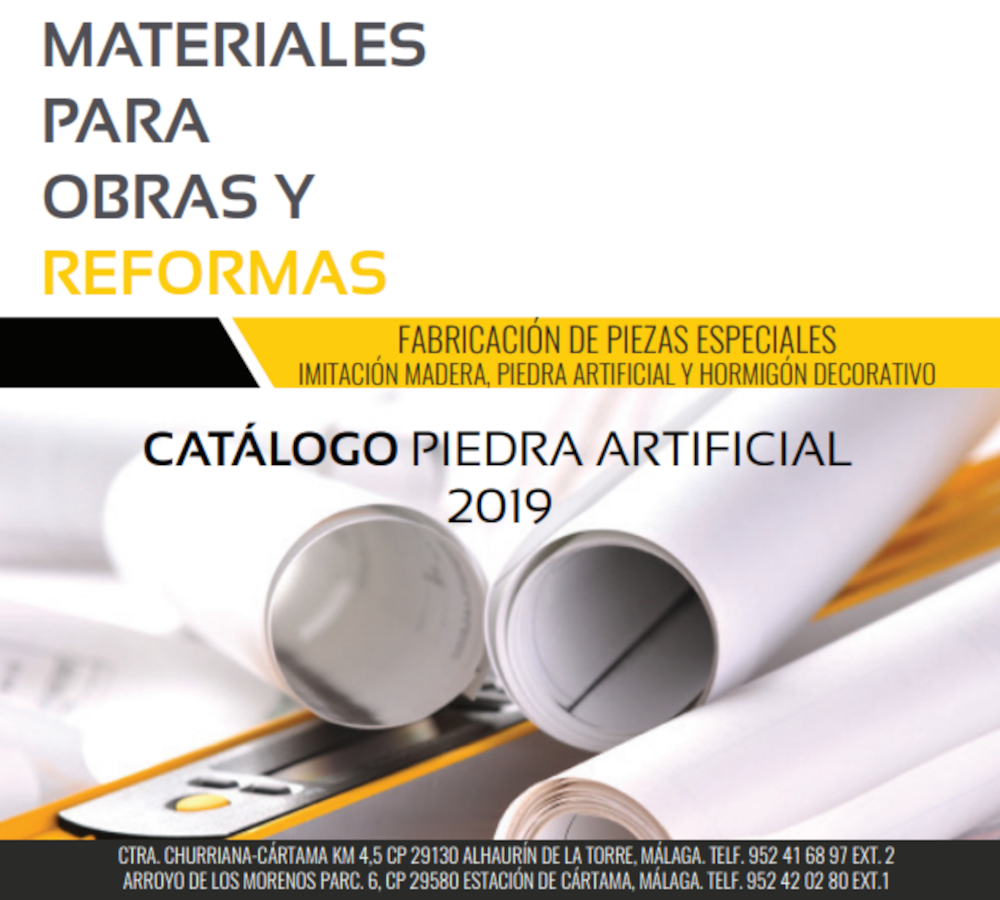 Catálogo materiales para obras y reformas